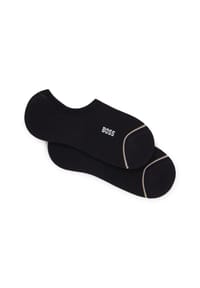 BOSS - Füßlinge, 2erPack, elastisch, für Damen - 001 BLACK
