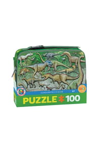 eurographics - Puzzle Dinosaurier mit Lunchbox, 100 Teile, 48 x 33 cm - 