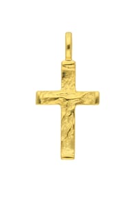 Adelia's - Damen Gold Schmuck 333 Gold Kreuz Anhänger - gold