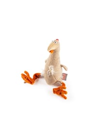 sigikid® - Kuscheltier Lost Chicken Kikeriki , für Kinder und Erwachsene - beige/orange
