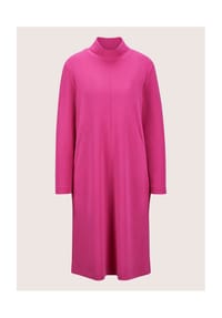 MADELEINE - Jersey-Kleid mit Stehkragen, Midilänge - magenta