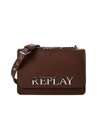REPLAY - Umhängetasche 25 cm - dark brown