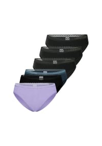 SCHIESSER - Slip Modern Multi - hellblau,blau,schwarz