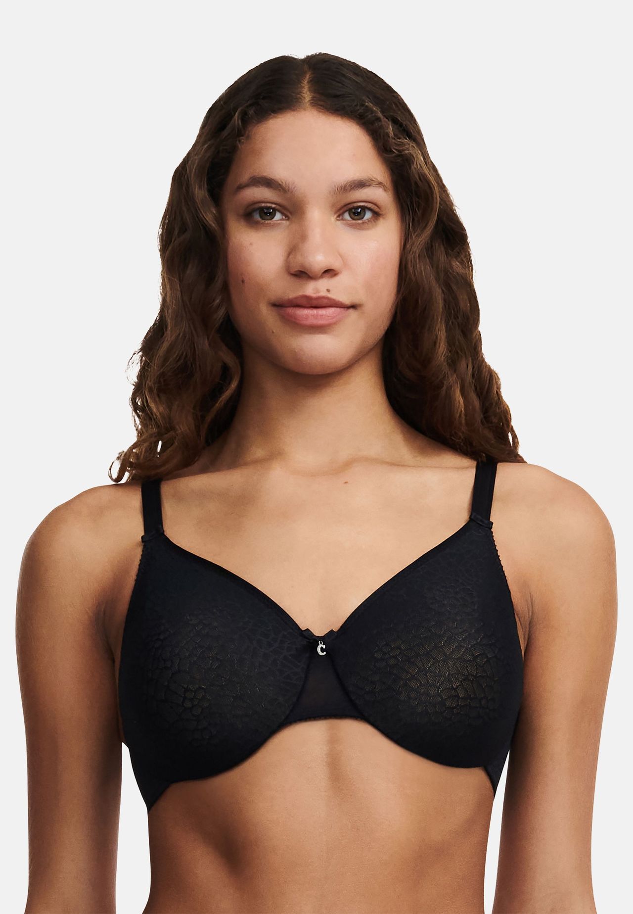 Chantelle Magnifique Chant Minimizer-Bh, Jaquard, Nahtlos, FüR Damen, Schwarz, 75F