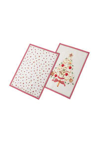 Villeroy & Boch Küchentücher Winter Bakery Delight 31 x 25 cm 2er Set bunt - WINTER BAKERY DELIGHT - bunt