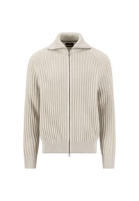 FYNCH-HATTON® - Cardigan Zip, Stehkragen, für Herren - 829 SNOW WHITE