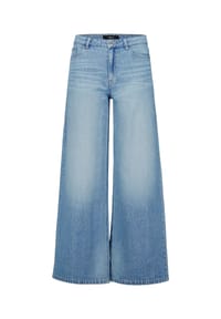 zero - Modern fit Jeans mit weitem Bein - Middle Blue Denim