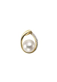 Orolino - Anhänger 585/- Gold 1 Süßwasserzuchtperle 0,045ct - gelb