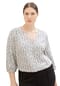 TOM TAILOR plus Hemdbluse, floral, V-Ausschnitt, für Damen Bild 4