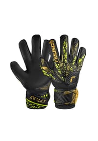 reusch - Torwarthandschuh Attrakt Infinity Junior Finger Support mit Expanse Cut - 7739 black/gold/yellow/black
