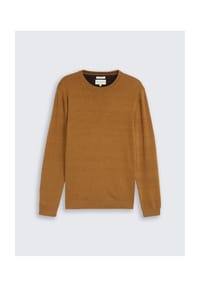 TOM TAILOR - Strickpullover, Baumwolle, für Herren - 38310 CASHEW BEIGE