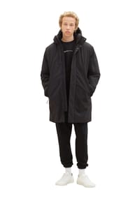 DENIM TOM TAILOR Basic Parka, verstellbare Kapuze, für Herren 