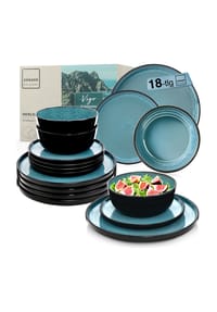 SÄNGER Steingut Geschirrserie Vigo - Vigo - Blau - Dessertteller Vigo 6 teilig
