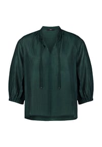 zero - Tunika-Bluse mit Struktur - Green Forest