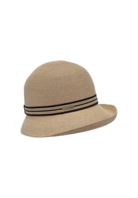 SEEBERGER - Glockengut, Aufgeschlagener Rand, für Damen - 84 NUTMEG BROWN