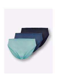 Witt - Bikinislip - marine + jeansblau + mint