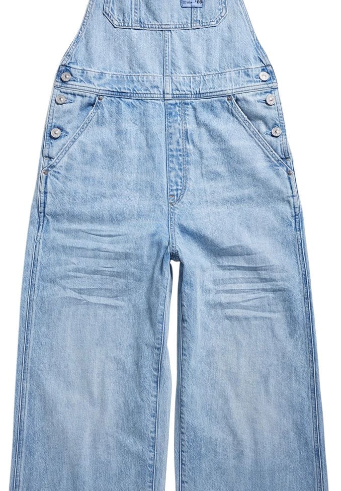 G-STAR RAW Latzhose, Label, Eingrifftaschen, für Damen | GALERIA