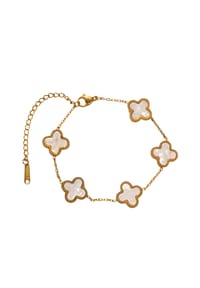 ENGELSINN - Armband Kleeblatt - gold