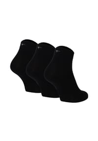 Tamaris - Damen Quartersocken, 3er Pack - Comfort Cotton Quarter, einfarbig - Grau