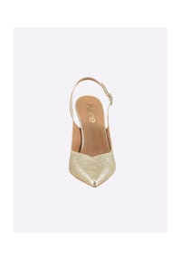 heine - Slingpumps - goldfarben