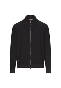 camel active - Strickjacke aus reiner Baumwolle - Asphalt