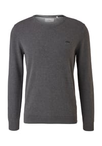 s.Oliver Pullover, Feinstrick, Rundhals-Ausschnitt, für Herren Bild 1