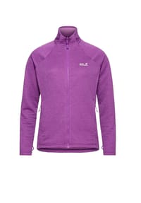 Jack Wolfskin - Fleecejacke Anytrail FZ W, Stehkragen, für Damen - FREESIA
