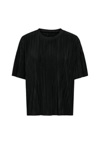 ONLY CARMAKOMA - Shirt, Plissé, Rundhals-Ausschnitt, für Damen - 177911 BLACK