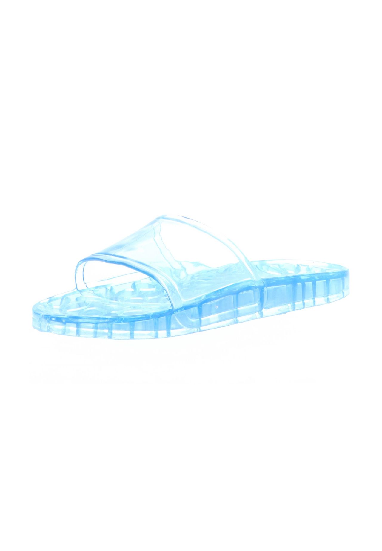 G G Damen Pantoletten Badeschuhe Latschen blau GALERIA