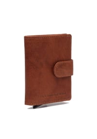 The Chesterfield Brand Prague - Prague Kreditkartenetui RFID Schutz Leder 7 cm - braun