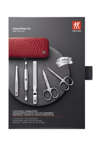 ZWILLING - Etui Classic Inox, Nagelpflege - ROT