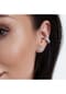 Leaf VALENTINE Damen Ohrstecker, 925er Silber, Aqua Calcedon Bild 2