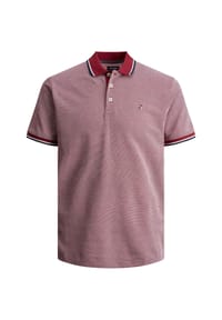 JACK & JONES - Polo Shirt Poloshirt Polohemd JPRBLUWIN POLO Shortsleeve - blau