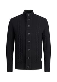 JACK & JONES - Cardigan Ted Strickjacke - schwarz