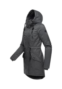 ragwear™ - Wintermantel Elsie Melange - Black