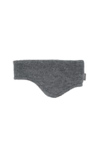 maximo® - GOTS MINI-Stirnband, ausgenäht Wollfleece, Jerseyfutter - braunmeliert