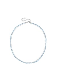 GIORGIO MARTELLO MILANO - Collier mit hellblauen Apatit-Kugeln, Silber 925 - hellblau
