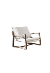 LOBERON - Sessel Jowna creme/braun - creme/braun
