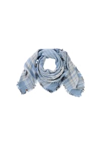 camel active - Schal aus Baumwollmix - Hellblau