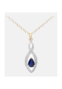 Diamant L'eternel - Kette mit Anhänger, mit Diamant, 375 Gelbgold - gold