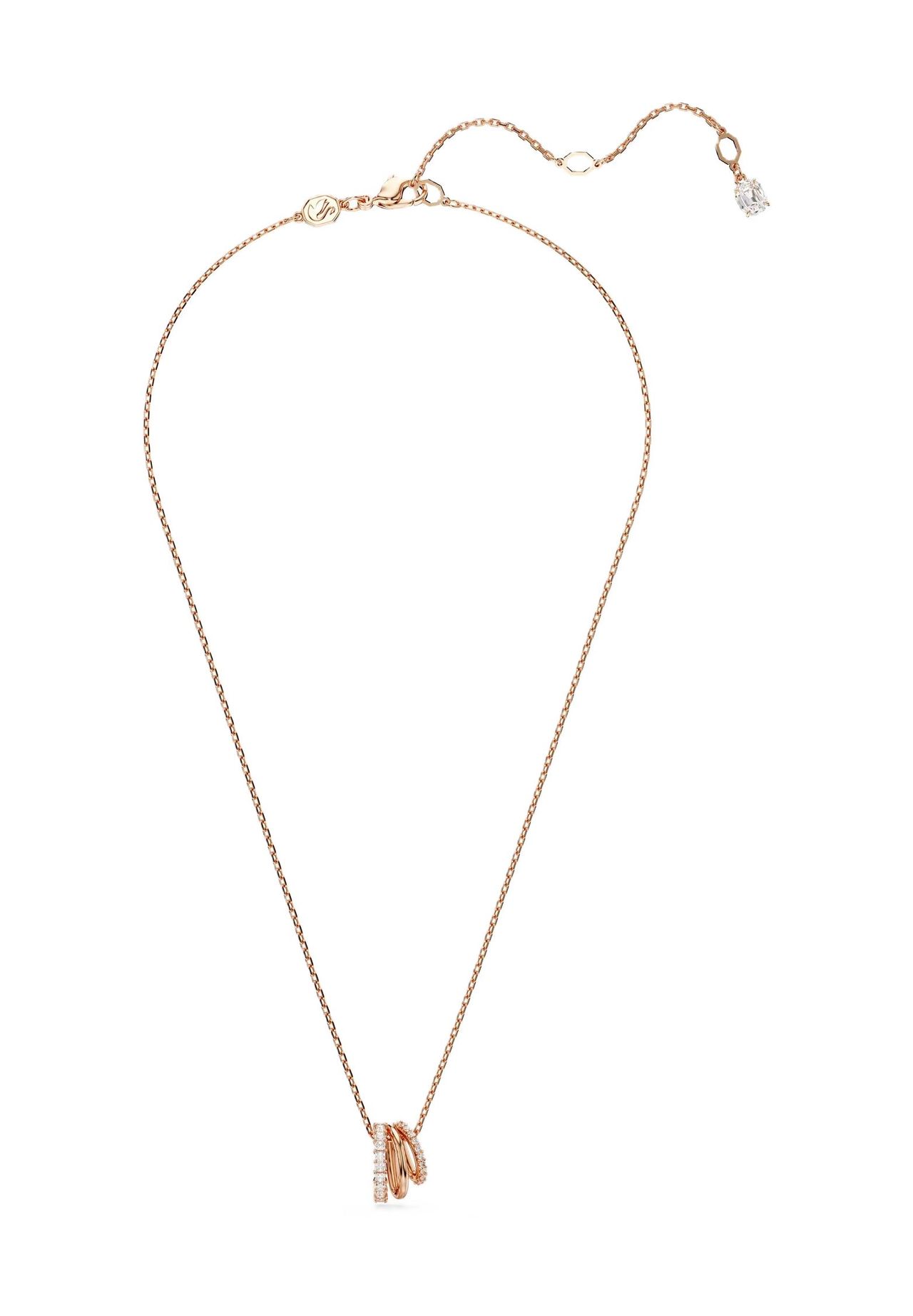 Swarovski Hyperbola Anhänger, Verschiedene Schliffe, 18K Roségoldbeschichtet Weiß - Bild 9