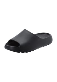 ALEX - Pantoletten "Alexys", breiter Riemen - BLACK