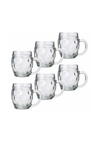 Stölzle Lausitz Bierkrüge Tübinger 500 ml 6er Set transparent - TÜBINGER - transparent