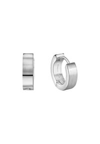 zeeme STAINLESS STEEL - Klappcreolen Edelstahl - weiß