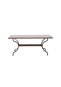 LOBERON Tisch Labaroche grau/bunt - Gartentische - grau/bunt