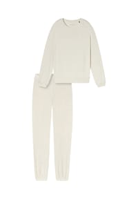 SCHIESSER - Loungeanzug Casual Feel - beige-mel.
