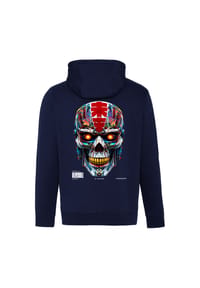 OLDSKULL - Kapuzensweater Xtreme Vivid Skull Graphic mit angesagtem Totenkopf-Print - Black