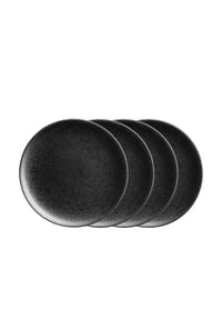 MÄSER - Speiseteller-Set, Steinzeug Essential Essential - schwarz