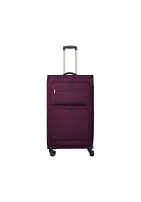 travelite Cubis - Cubis 4 Rollen Trolley L 83 cm mit Dehnfalte - berry
