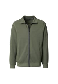 CASAMODA - Sweatjacke Basic - Grün